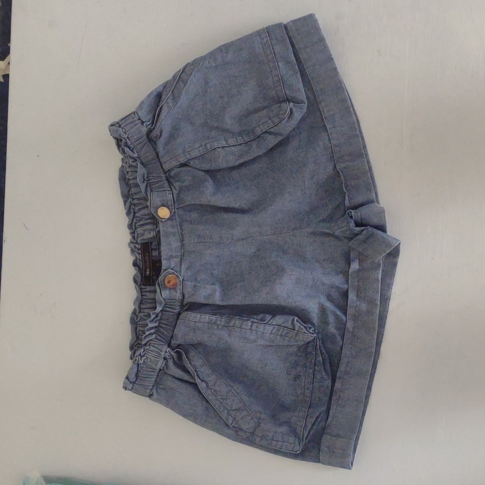 BCBG‎ Maxazria blue cotton shorts Size S